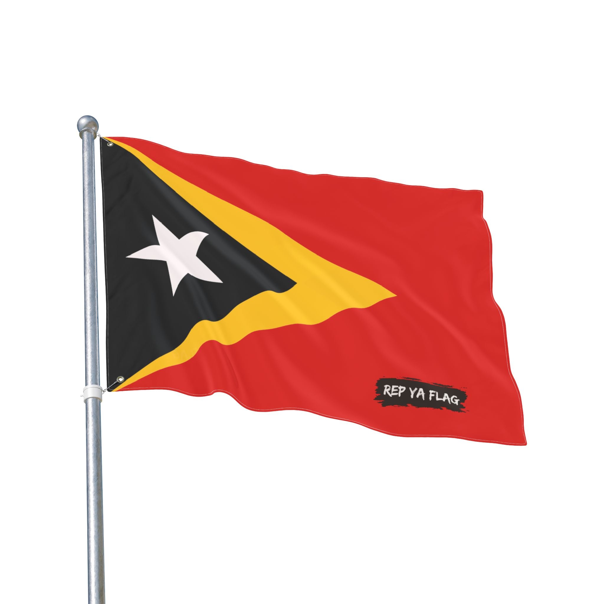 Timor-Leste Flag Garden Banner | Double-Sided Outdoor Flag | Rep Ya Flag