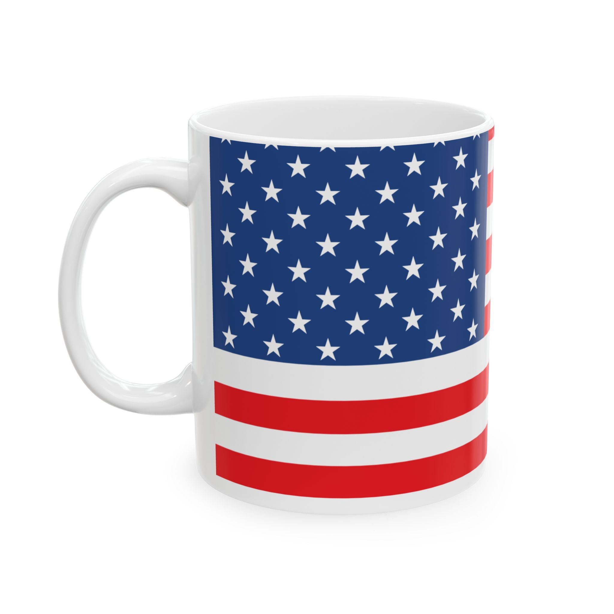 United States of America Flag Coffee Tea Mug 11oz 15oz | Rep Ya Flag Ceramic Mug