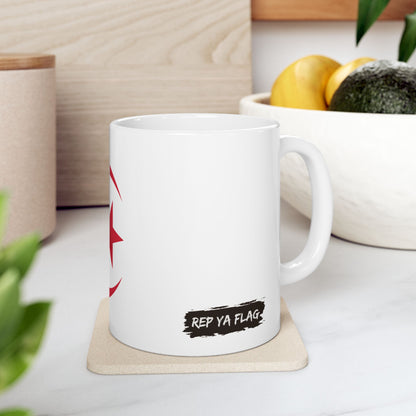 Algeria Flag Coffee Mug | Algerian Pride Ceramic Tea Mug 11oz & 15oz | Rep Ya Flag
