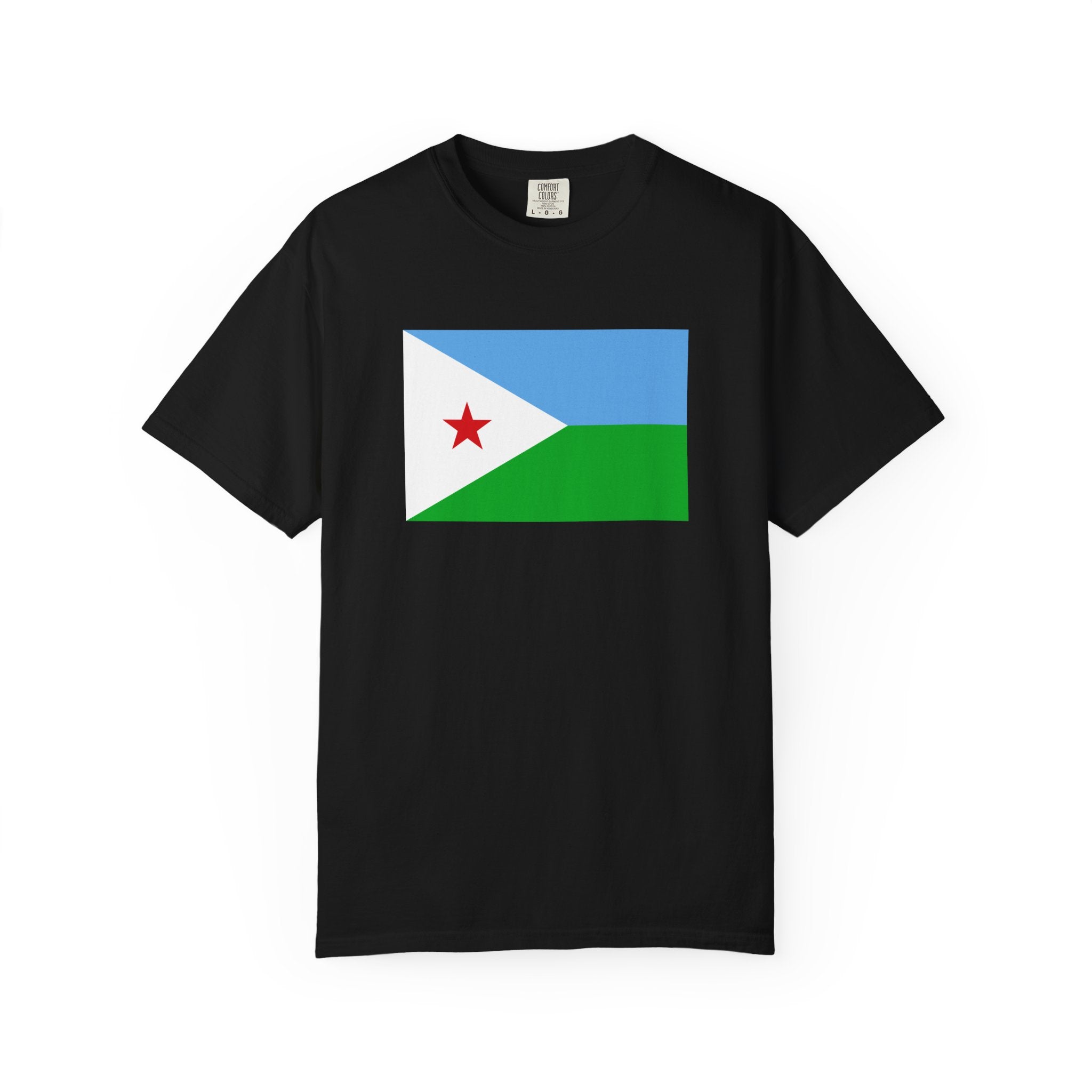 Djibouti Flag T Shirt | Djiboutian Heritage Shirt S-4XL | Rep Ya Flag