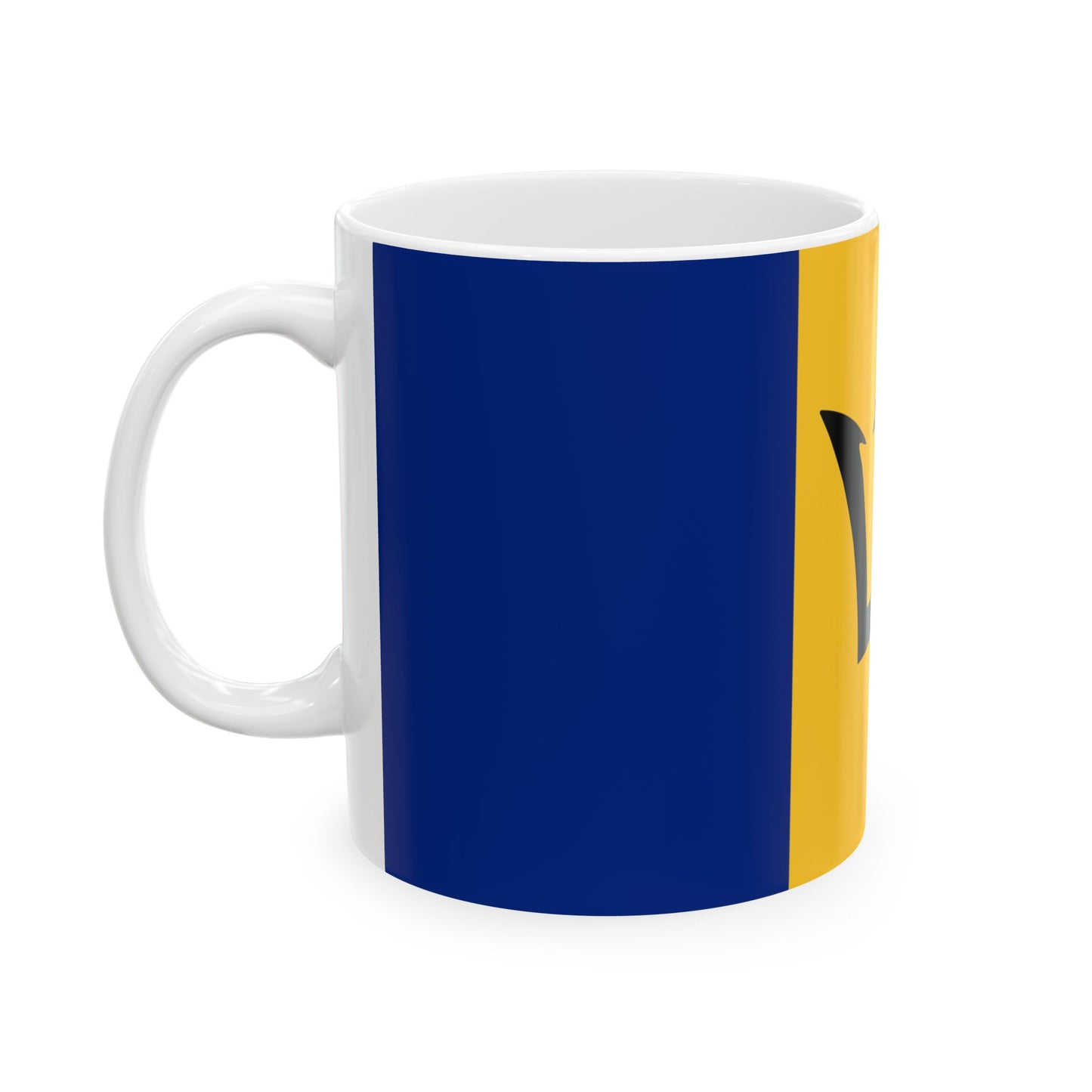 Barbados Flag Coffee Mug | Barbadian Pride Ceramic Tea Mug 11oz & 15oz | Rep Ya Flag
