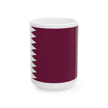 Qatar Flag Coffee Tea Mug 11oz 15oz | Rep Ya Flag Ceramic Mug