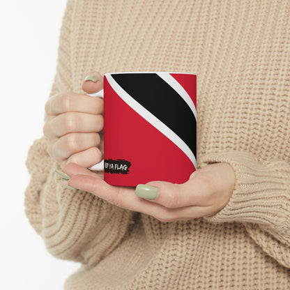 Trinidad and Tobago Flag Coffee Tea Mug 11oz 15oz | Rep Ya Flag Ceramic Mug