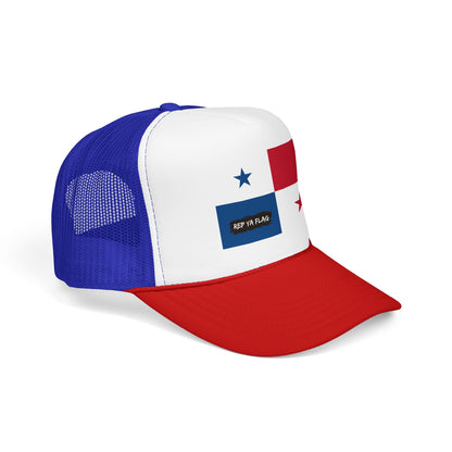 Panama Flag Foam Trucker Hat | Panamanian Pride Snapback Cap | Rep Ya Flag