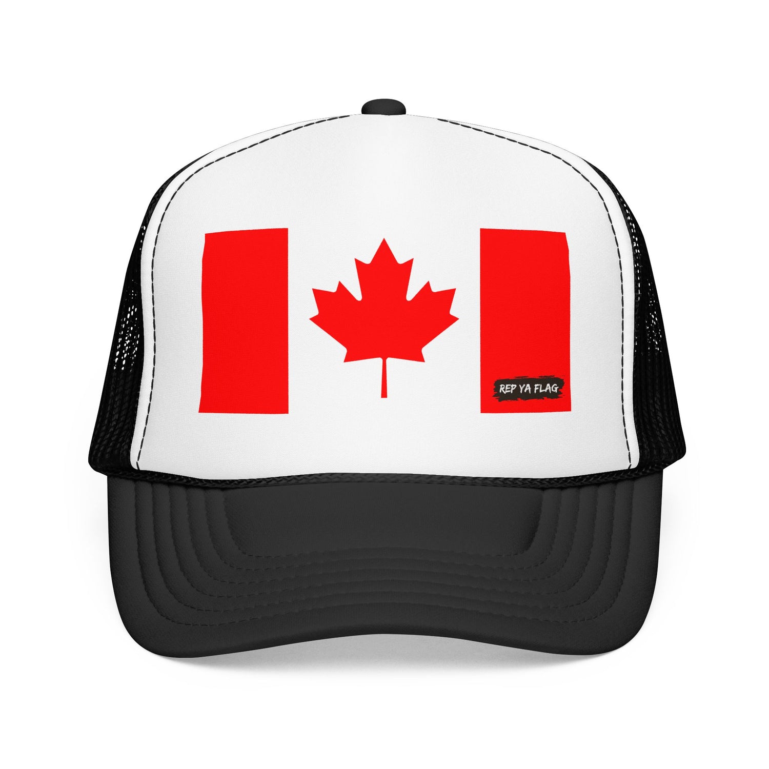 Canada Flag Foam Trucker Hat | Canadian Pride Snapback Cap | Rep Ya Flag