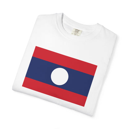 Laos Flag T Shirt | Laotian Heritage Shirt S–4XL | Rep Ya Flag