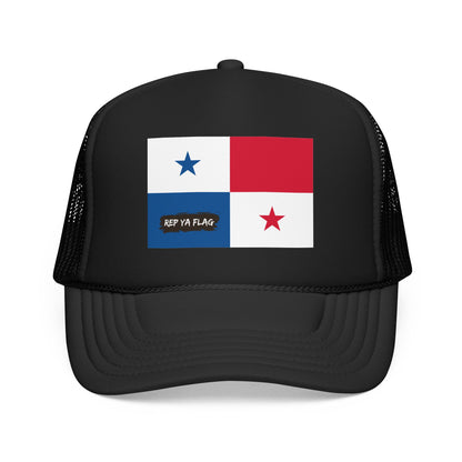 Panama Flag Foam Trucker Hat | Panamanian Pride Snapback Cap | Rep Ya Flag