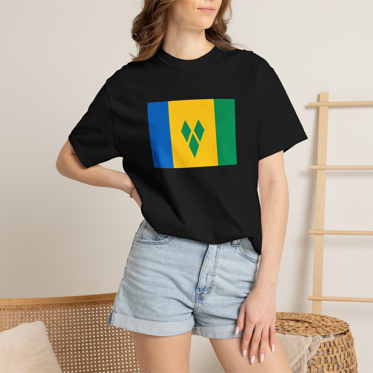 Saint Vincent and the Grenadines Flag T Shirt | Vincentian Heritage Shirt S–4XL | Rep Ya Flag