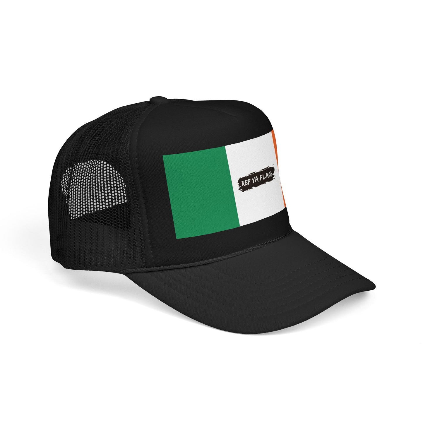 Ireland Flag Foam Trucker Hat | Irish Pride Snapback Cap | Rep Ya Flag