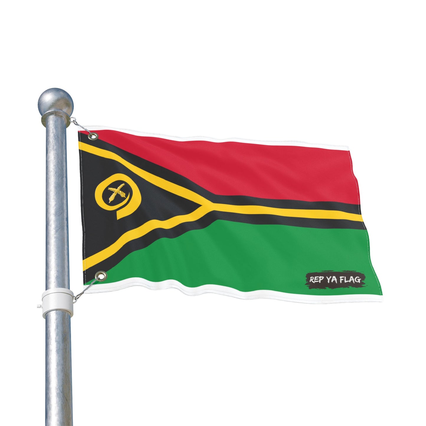 Vanuatu Flag Double Sided Flag, Outdoor Garden Banner | Country Flag