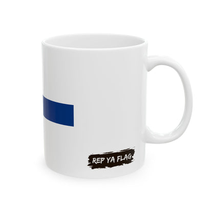 Finland Flag Coffee Tea Mug 11oz 15oz | Rep Ya Flag Ceramic Mug