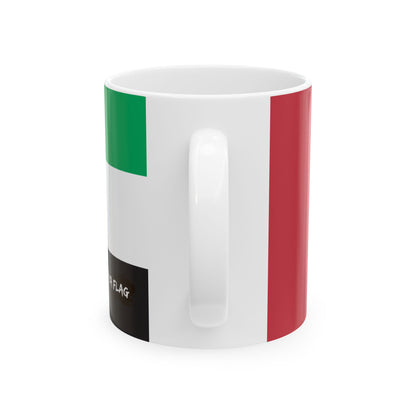 United Arab Emirates Flag Coffee Tea Mug 11oz 15oz | Rep Ya Flag Ceramic Mug