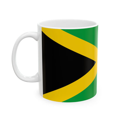 Jamaica Flag Coffee Tea Mug 11oz 15oz | Rep Ya Flag Ceramic Mug