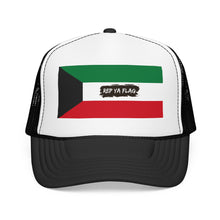 Kuwait Flag Foam Trucker Hat | Kuwaiti Pride Snapback Cap | Rep Ya Flag