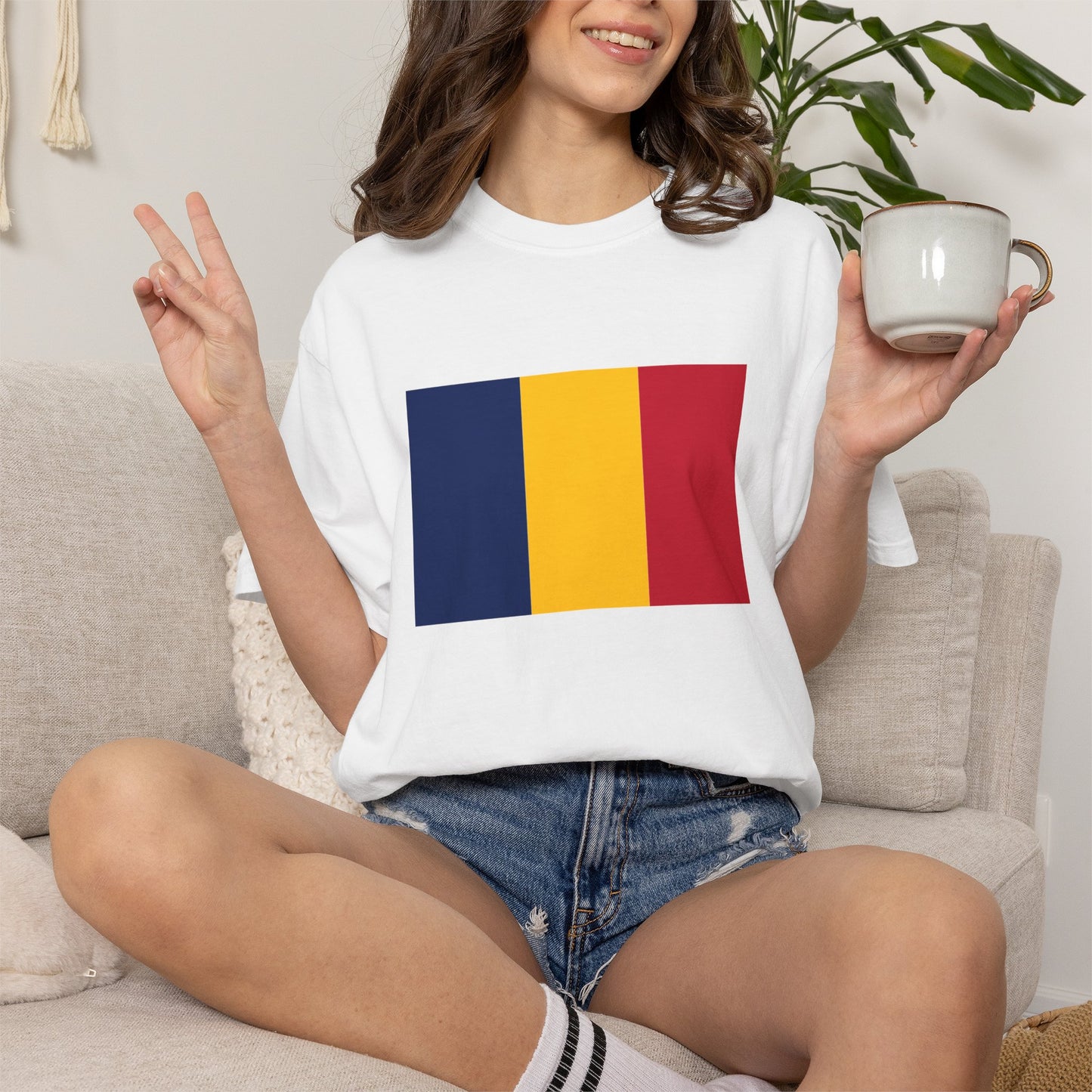 Chad Flag T Shirt | Chadian Heritage Shirt S-4XL | Rep Ya Flag