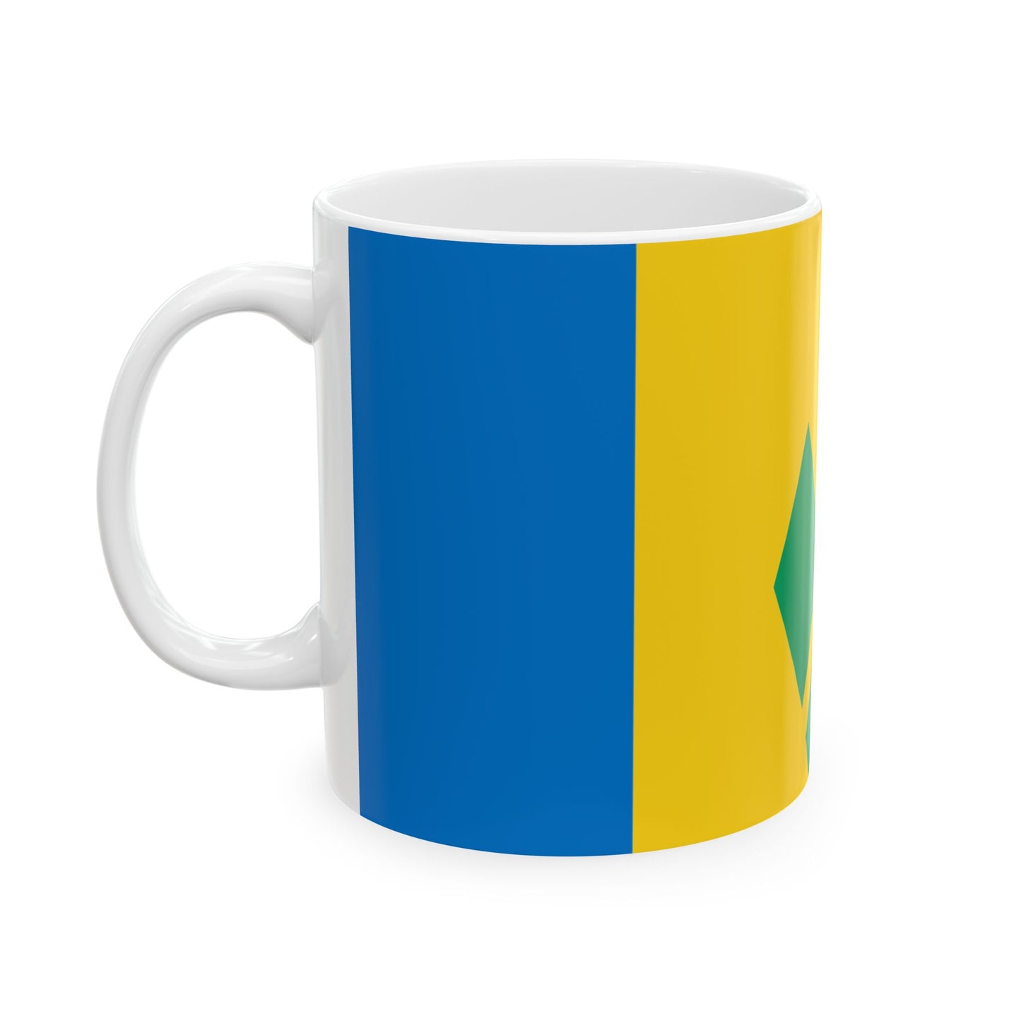 Saint Vincent and the Grenadines Flag Coffee Tea Mug 11oz 15oz | Rep Ya Flag Ceramic Mug