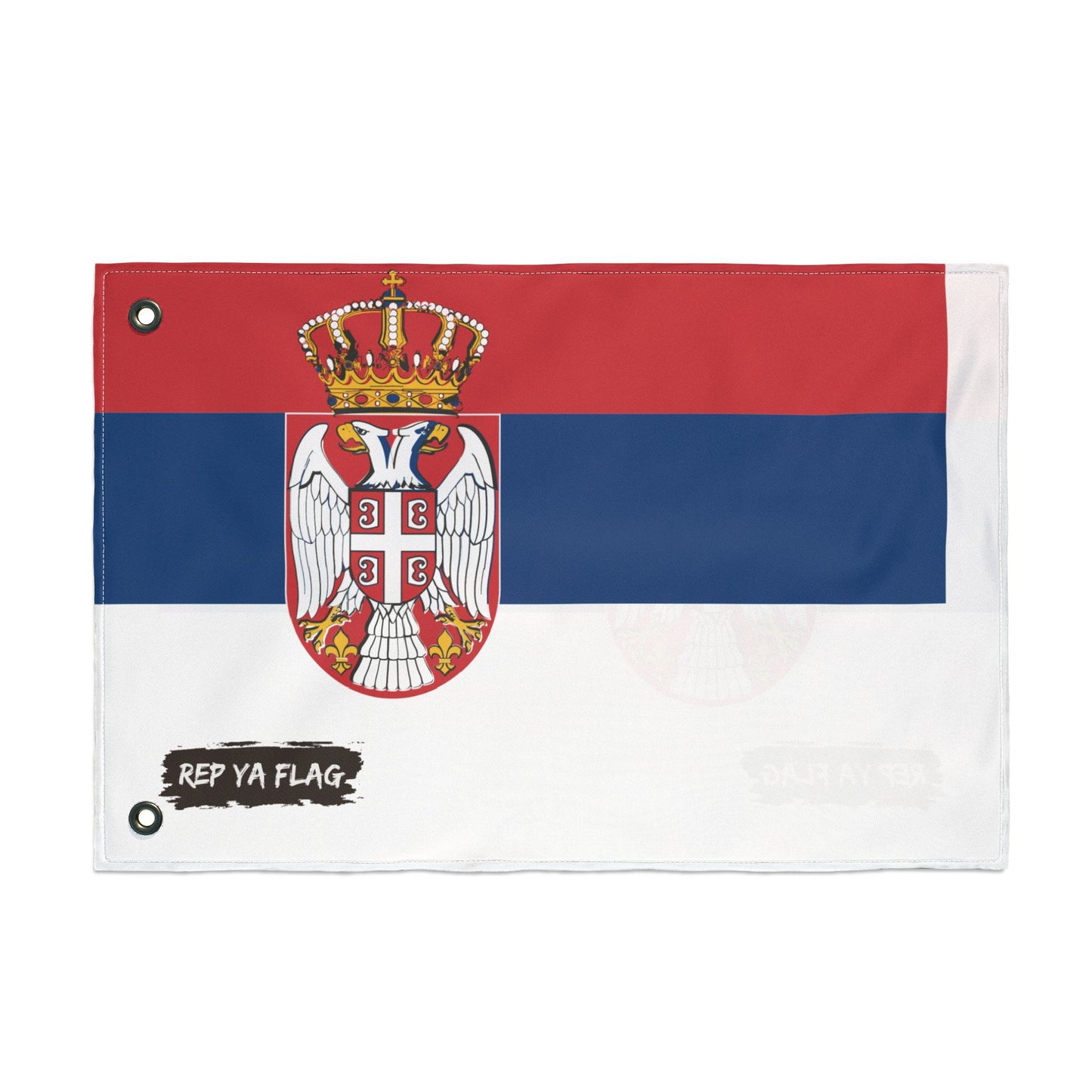 Serbia Flag Garden Banner | Double-Sided Outdoor Flag | Rep Ya Flag