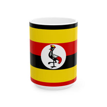 Uganda Flag Coffee Tea Mug 11oz 15oz | Rep Ya Flag Ceramic Mug