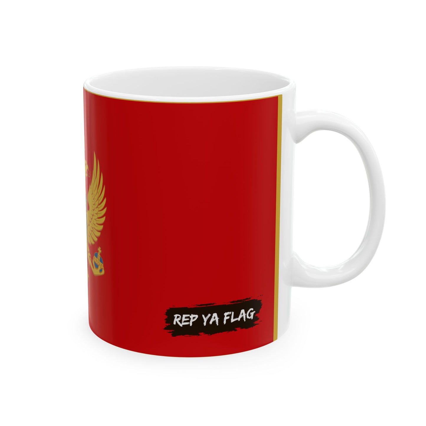 Montenegro Flag Coffee Tea Mug 11oz 15oz | Rep Ya Flag Ceramic Mug