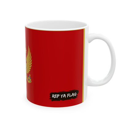 Montenegro Flag Coffee Tea Mug 11oz 15oz | Rep Ya Flag Ceramic Mug