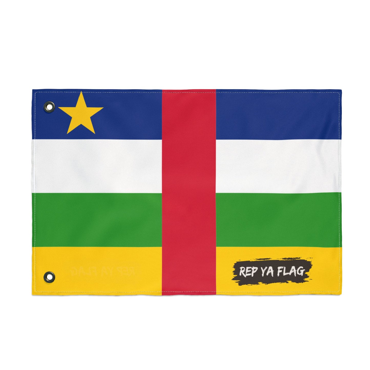 Central African Republic Flag Garden Banner | Double Sided Outdoor Flag | Rep Ya Flag