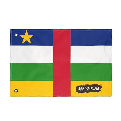 Central African Republic Flag Garden Banner | Double Sided Outdoor Flag | Rep Ya Flag