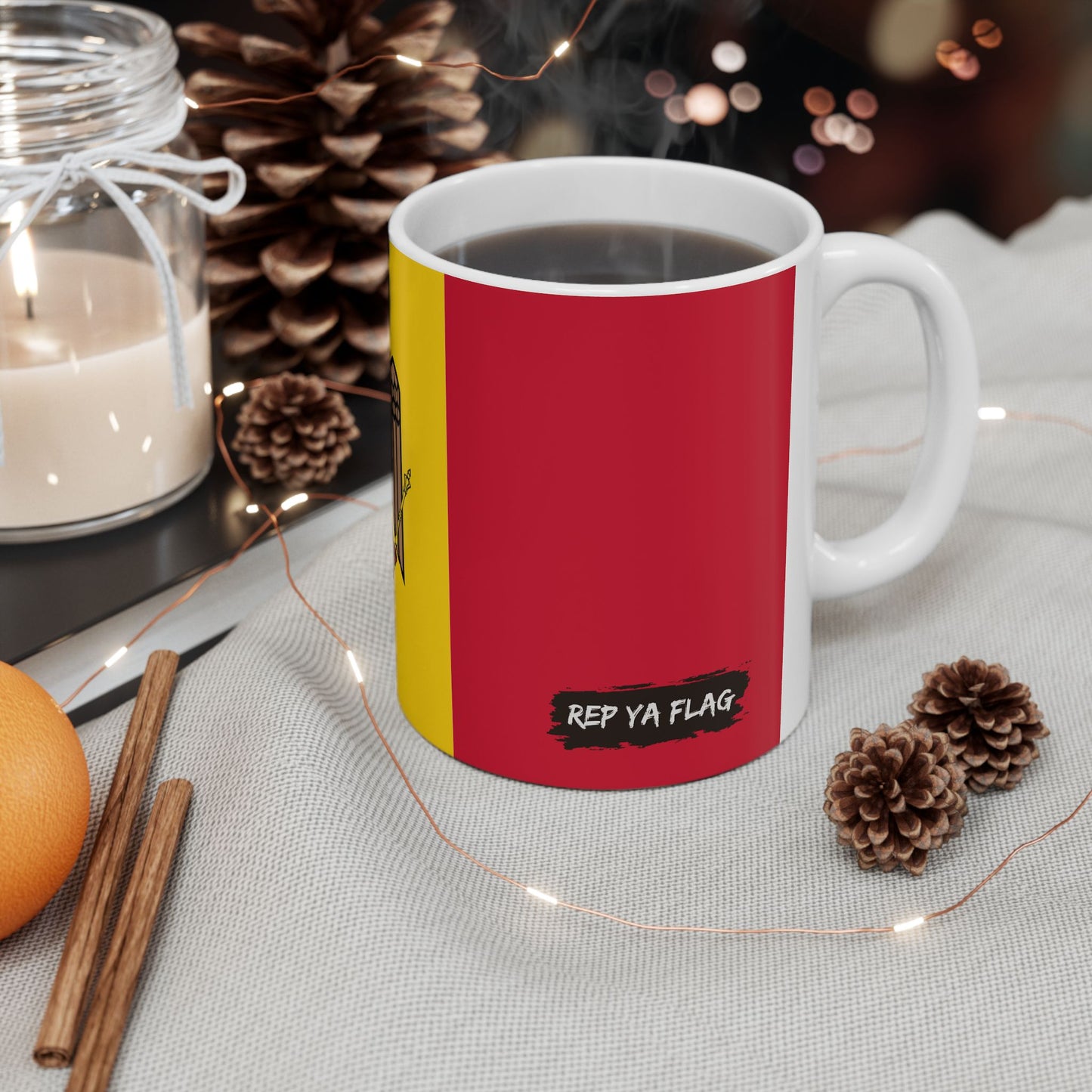 Moldova Flag Coffee Tea Mug 11oz 15oz | Rep Ya Flag Ceramic Mug