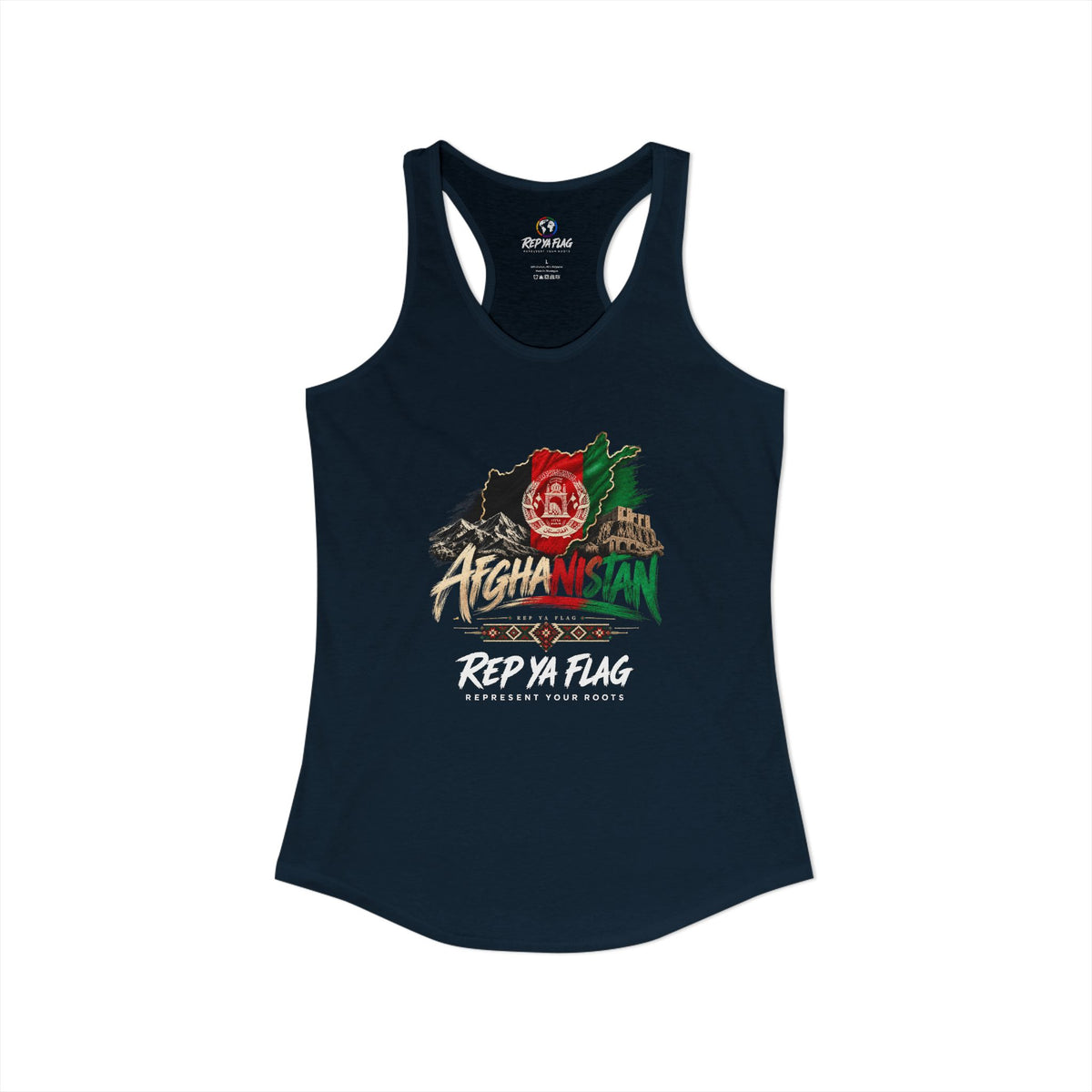 Afghanistan Women’s Racerback Tank – Lightweight Pride