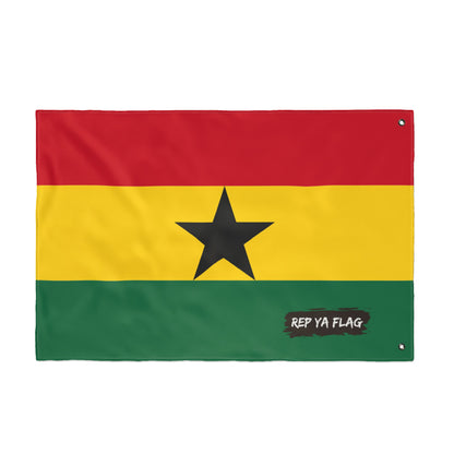 Ghana Flag Garden Banner | Double Sided Outdoor Flag | Rep Ya Flag