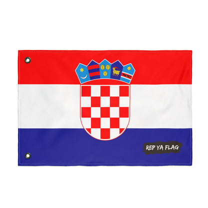 Croatia Flag Garden Banner | Double Sided Outdoor Flag | Rep Ya Flag