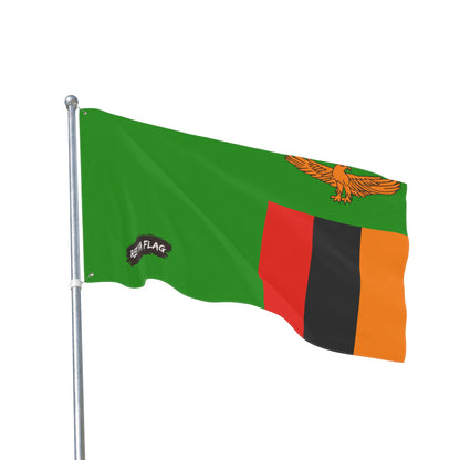 Zambia Flag Double Sided Flag, Outdoor Garden Banner | Country Flag