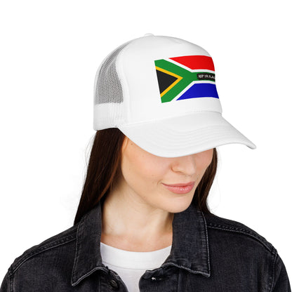 South Africa Flag Foam Trucker Hat | South African Heritage Snapback Cap | Rep Ya Flag