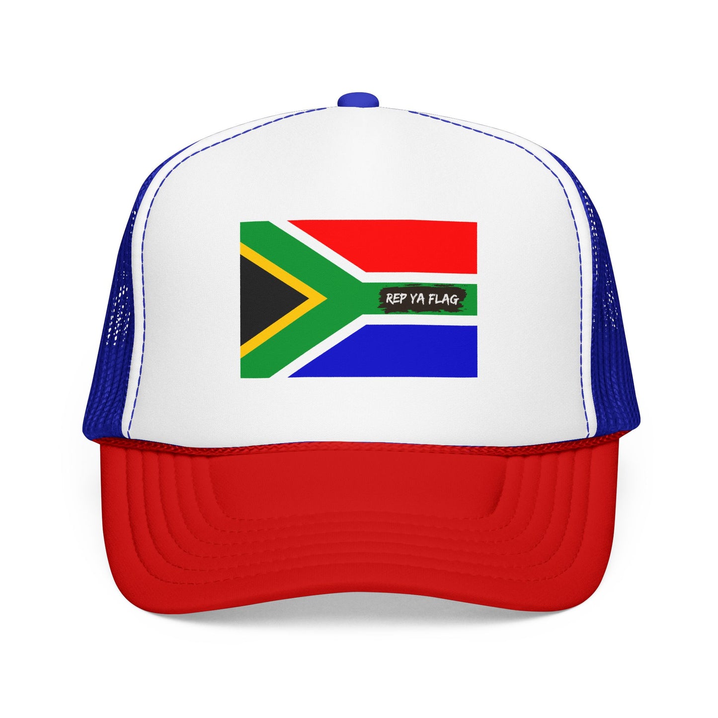 South Africa Flag Foam Trucker Hat | South African Heritage Snapback Cap | Rep Ya Flag