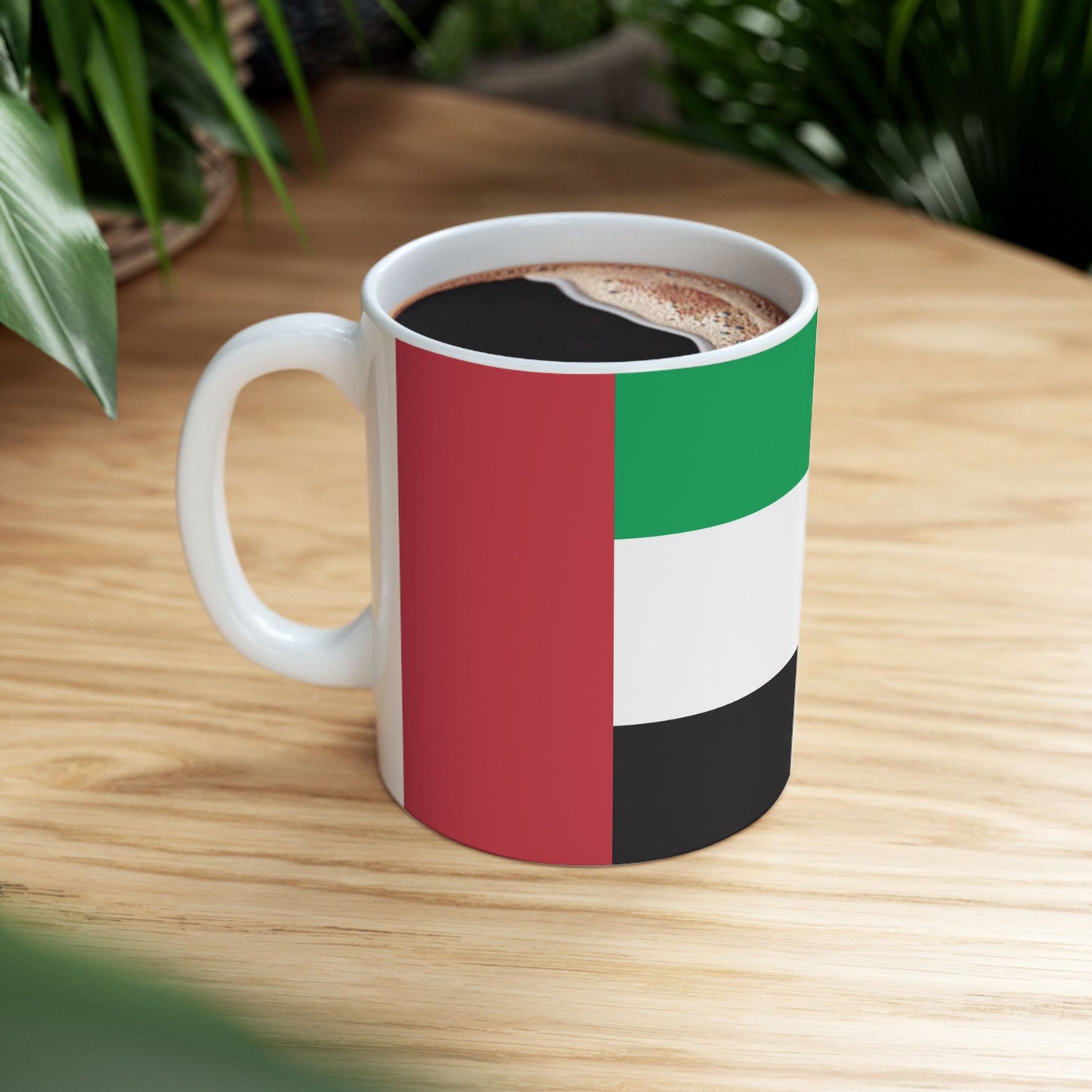United Arab Emirates Flag Coffee Tea Mug 11oz 15oz | Rep Ya Flag Ceramic Mug