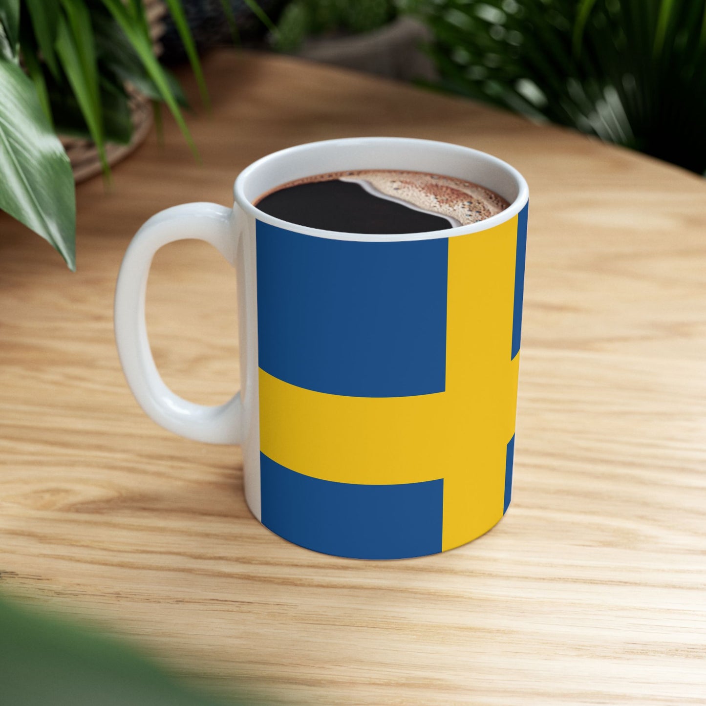 Sweden Flag Coffee Tea Mug 11oz 15oz | Rep Ya Flag Ceramic Mug