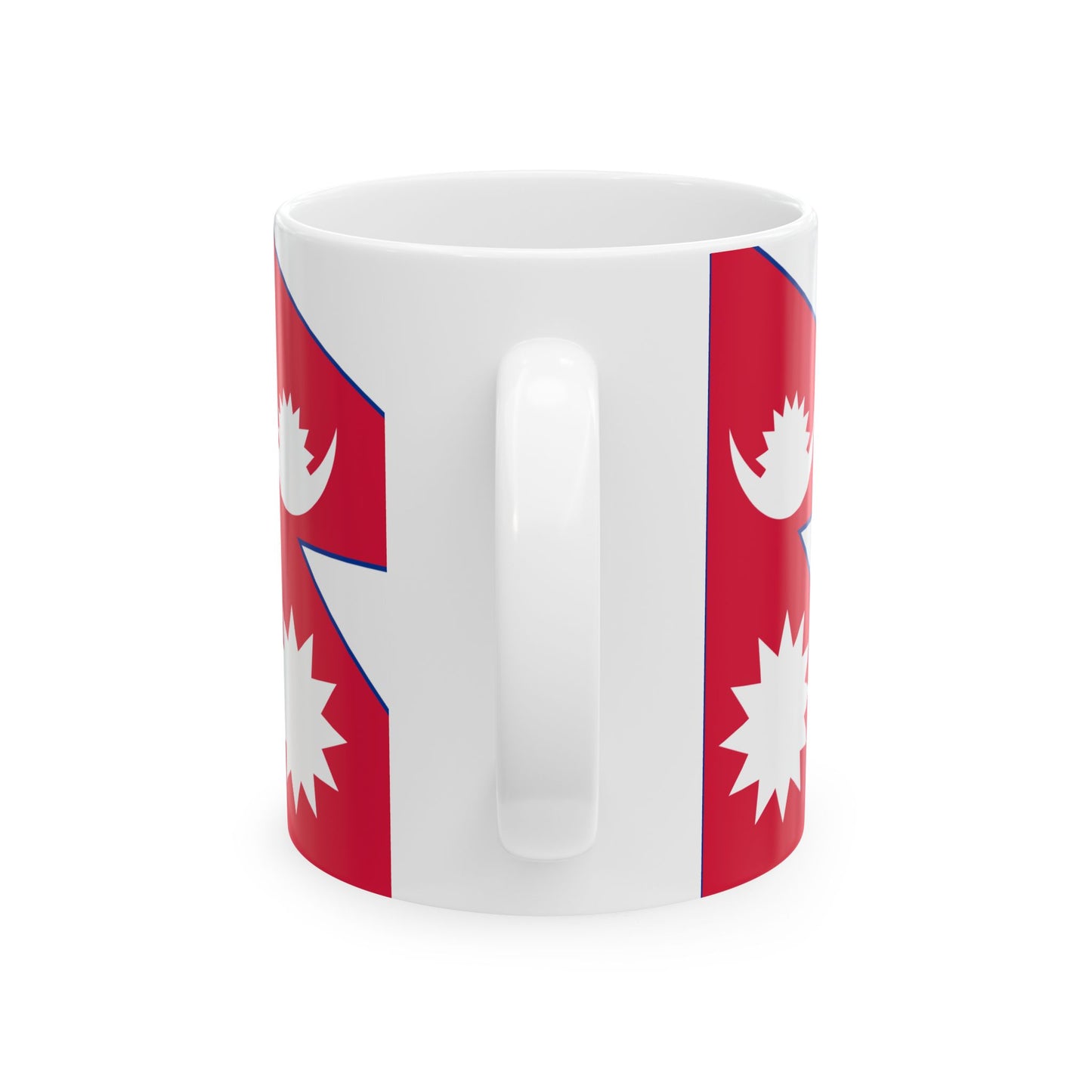 Nepal Flag Coffee Tea Mug 11oz 15oz | Rep Ya Flag Ceramic Mug