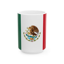 Mexico Flag Coffee Tea Mug 11oz 15oz | Rep Ya Flag Ceramic Mug