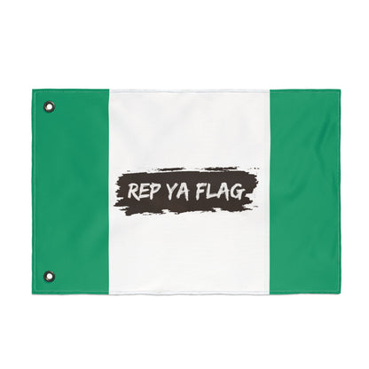 Nigeria Flag Garden Banner | Double Sided Outdoor Flag | Rep Ya Flag