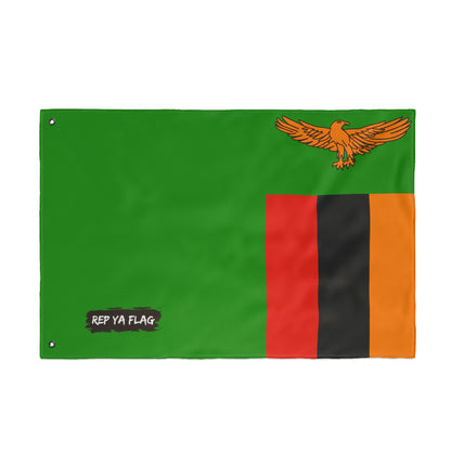 Zambia Flag Double Sided Flag, Outdoor Garden Banner | Country Flag