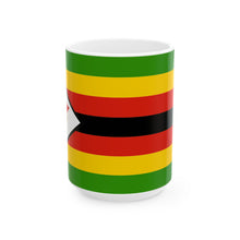 Zimbabwe Flag Mug Ceramic Coffee Cup | 11oz 15oz | Rep Ya Flag
