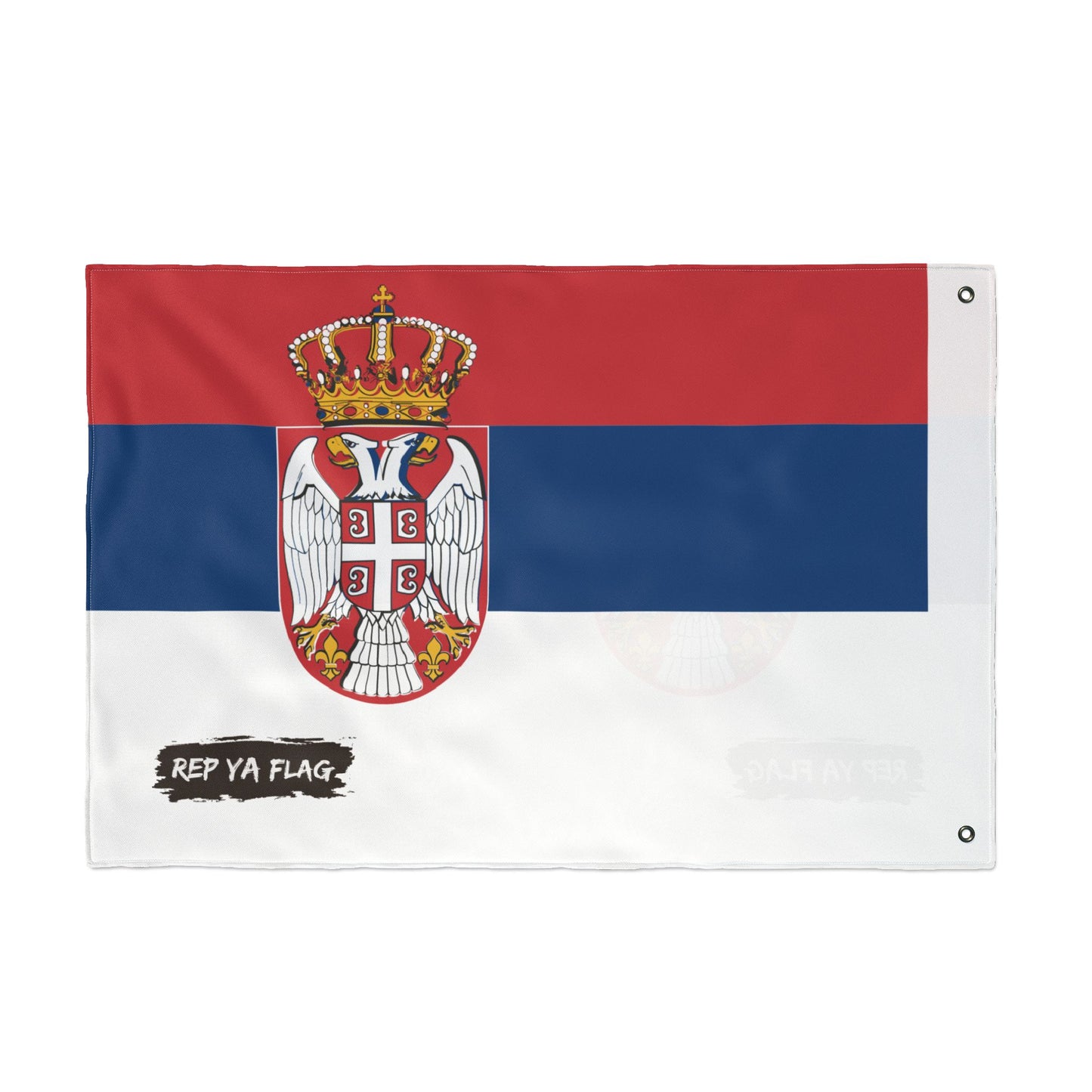 Serbia Flag Garden Banner | Double-Sided Outdoor Flag | Rep Ya Flag