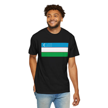Uzbekistan Flag Tee | Uzbekistan Tshirt | Uzbekistan Pride Shirt | Rep Ya Flag | Heritage Gift | Unisex S-4XL