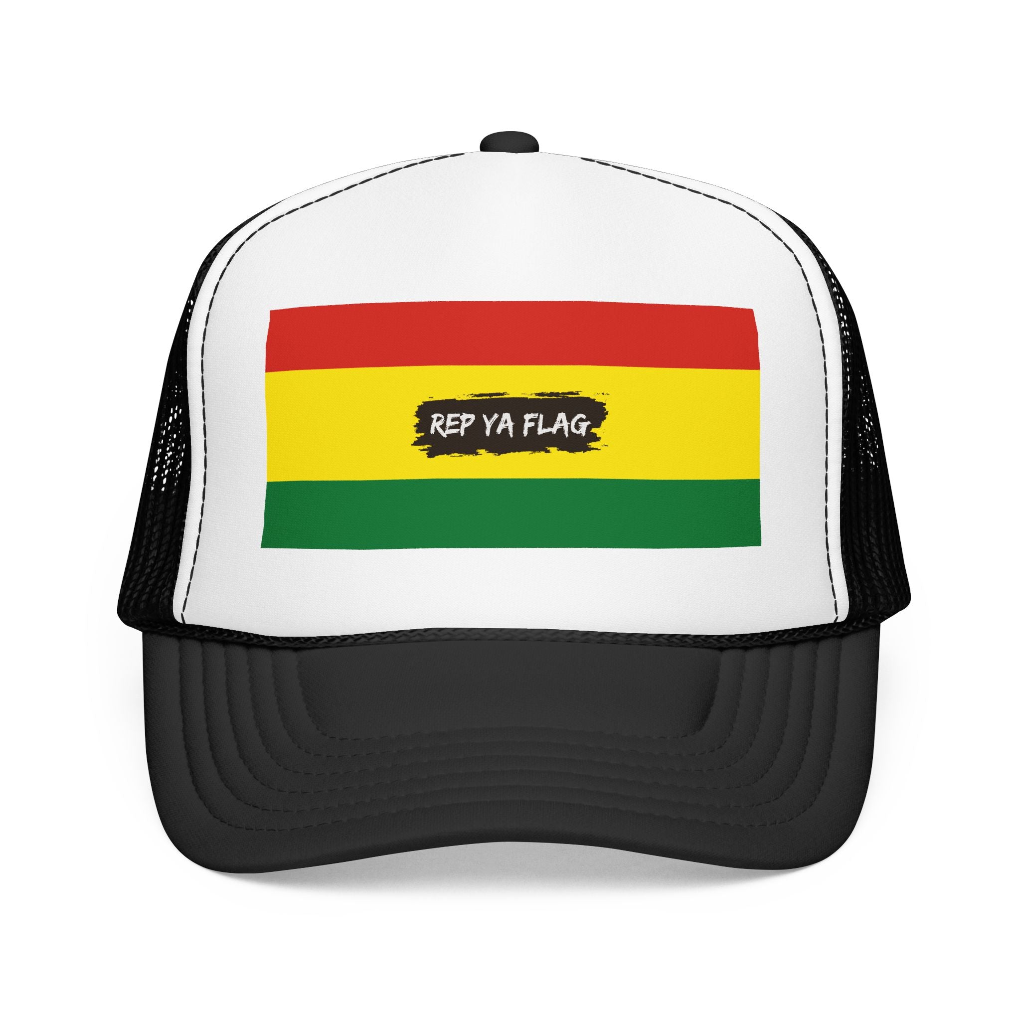 Bolivia Flag Foam Trucker Hat | Bolivian Pride Snapback Cap | Rep Ya Flag