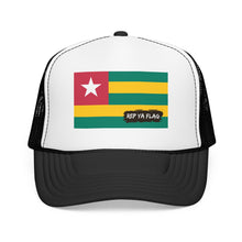 Togo Flag Foam Trucker Hat | Rep Ya Flag design