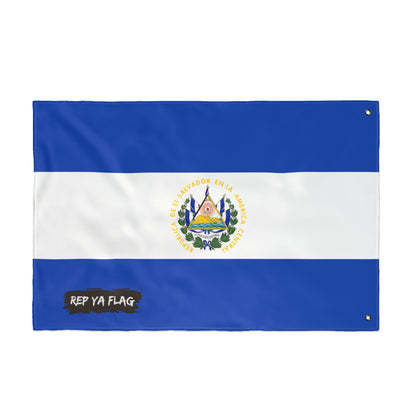 El Salvador Flag Garden Banner | Double Sided Outdoor Flag | Rep Ya Flag