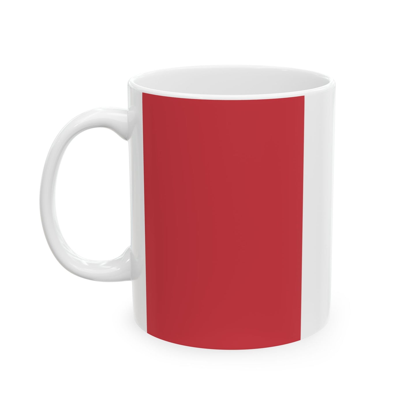 Peru Flag Coffee Tea Mug 11oz 15oz | Rep Ya Flag Ceramic Mug