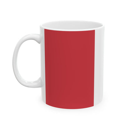 Peru Flag Coffee Tea Mug 11oz 15oz | Rep Ya Flag Ceramic Mug