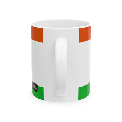 Niger Flag Coffee Tea Mug 11oz 15oz | Rep Ya Flag Ceramic Mug