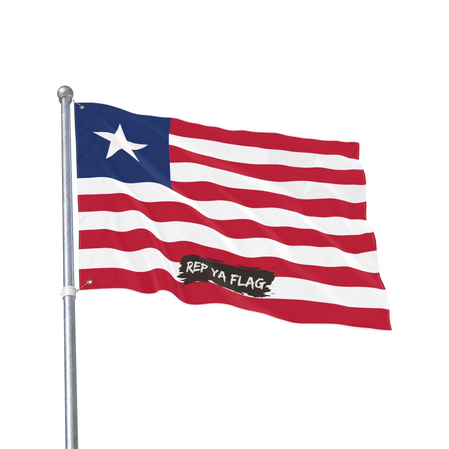 Liberia Flag Garden Banner | Double Sided Outdoor Flag | Rep Ya Flag