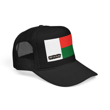 Madagascar Flag Foam Trucker Hat | Malagasy Pride Snapback Cap | Rep Ya Flag